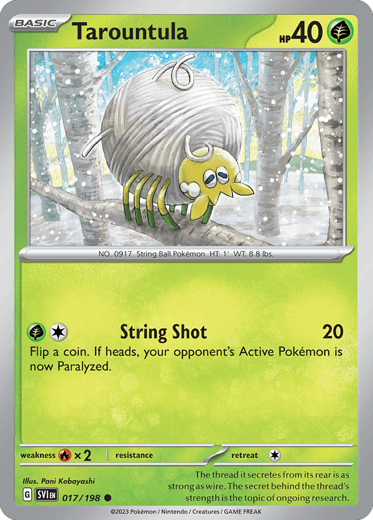Tarountula, 17/198, Standard