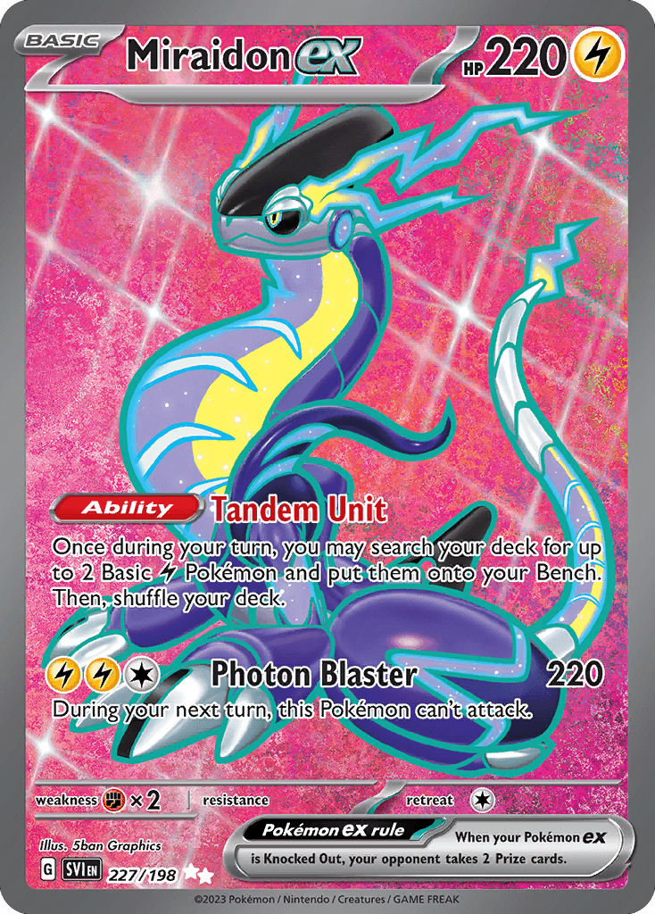Miraidon ex, 227/198, Standard