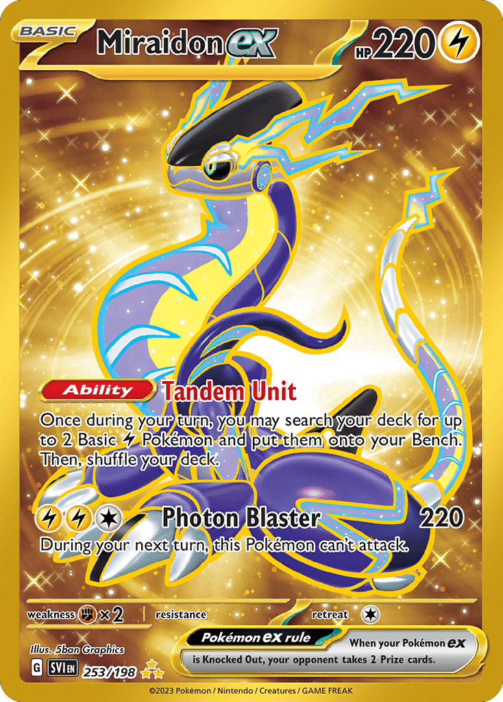 Miraidon ex, 253/198, Standard