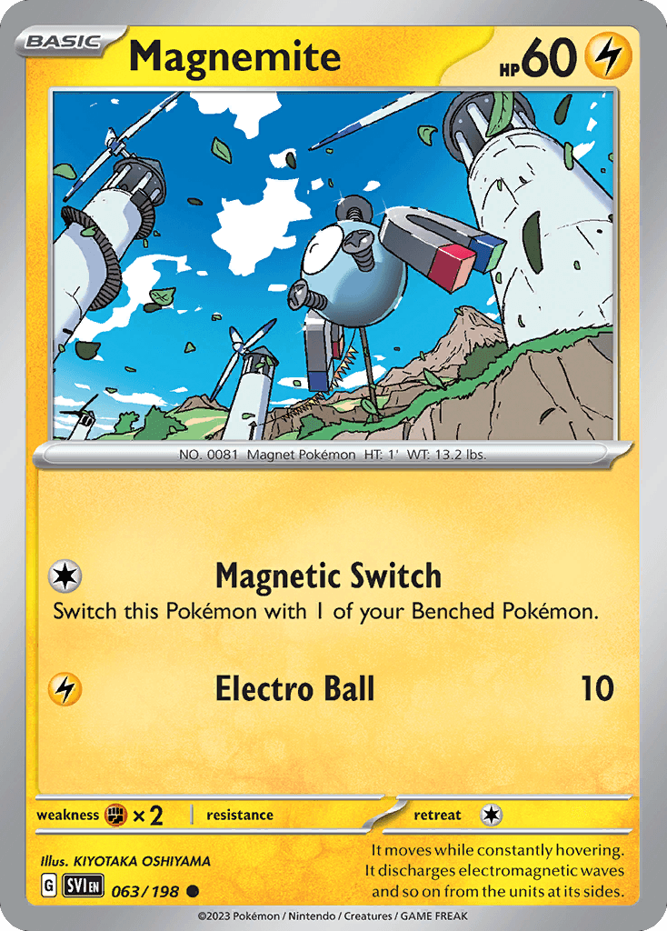 Magnemite, 63/198, Standard