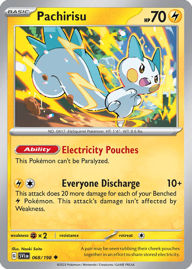Pachirisu, 68/198, Standard