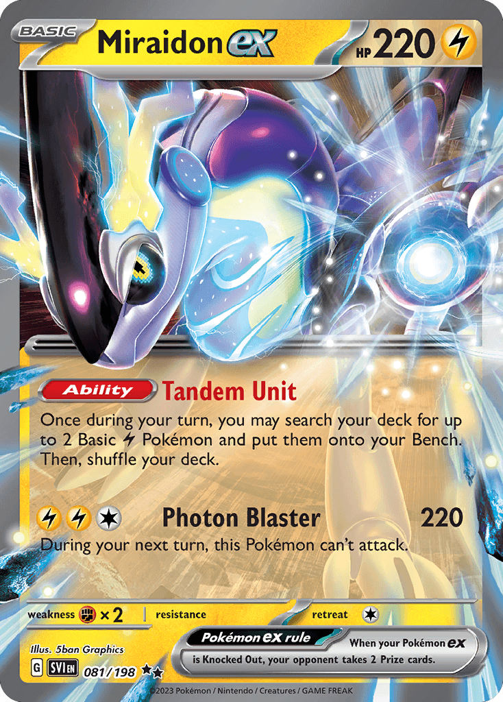 Miraidon ex, 81/198, Standard