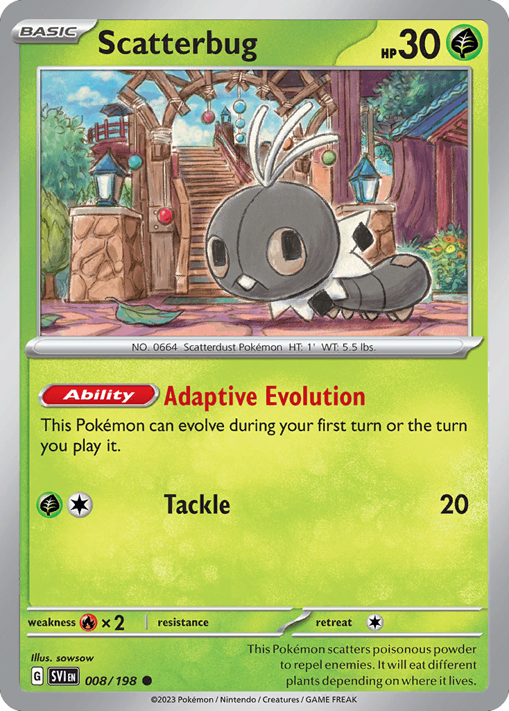 Scatterbug, 8/198, Standard
