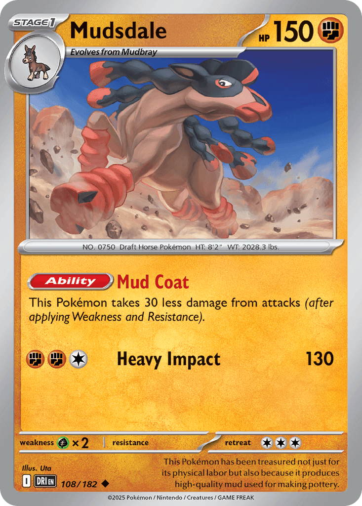 Mudsdale, 108/182, Standard