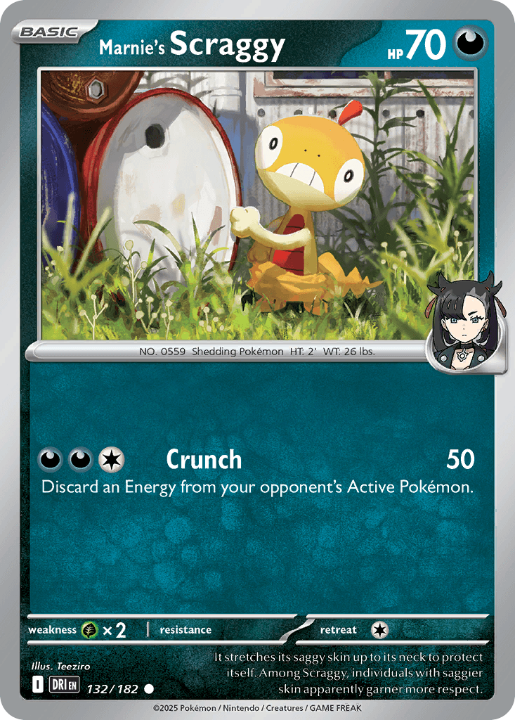 Marnie's Scraggy, 132/182, Standard