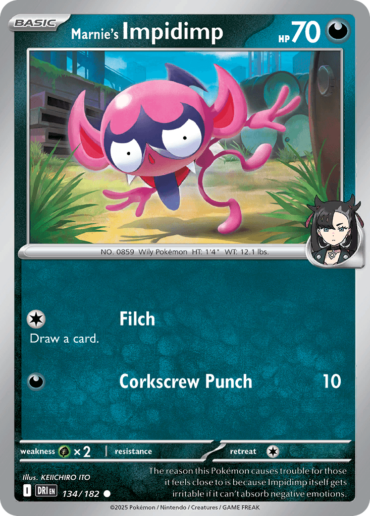 Marnie's Impidimp, 134/182, Standard