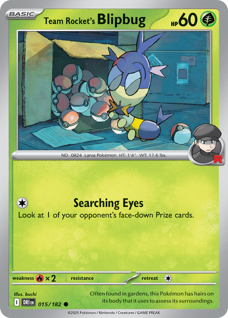 Team Rocket's Blipbug, 15/182, Standard