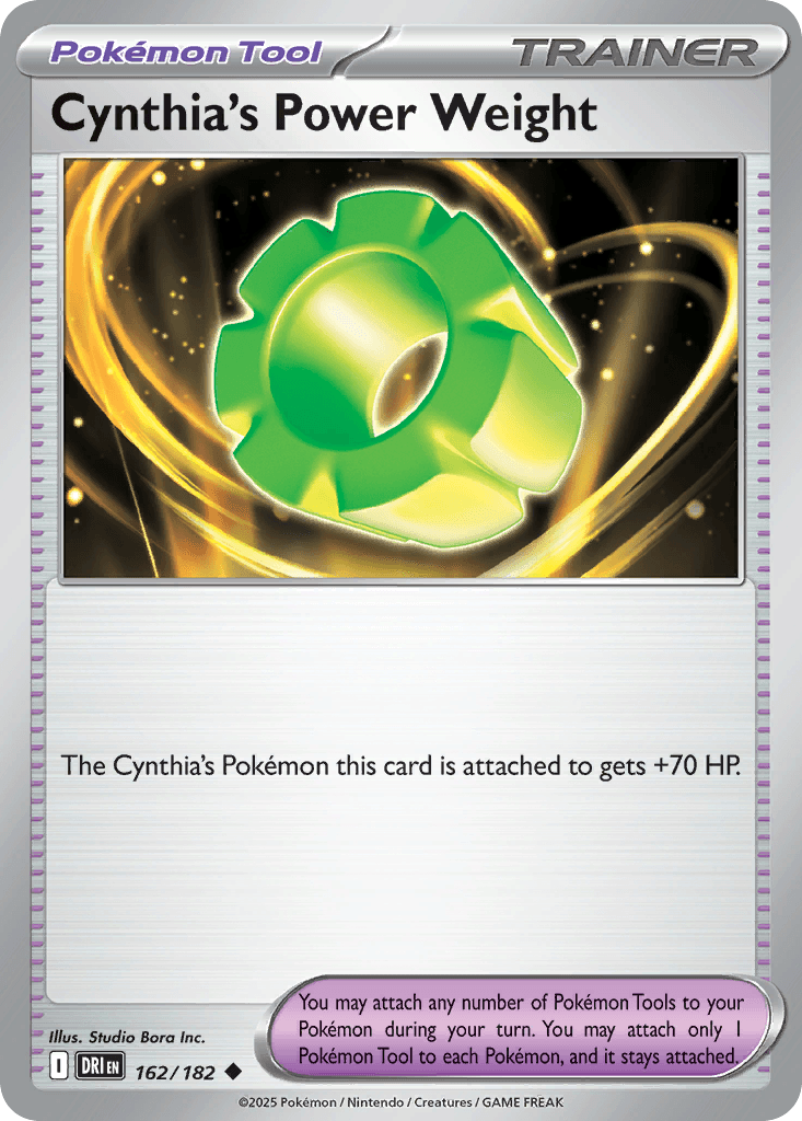 Cynthia's Power Weight, 162/182, Standard