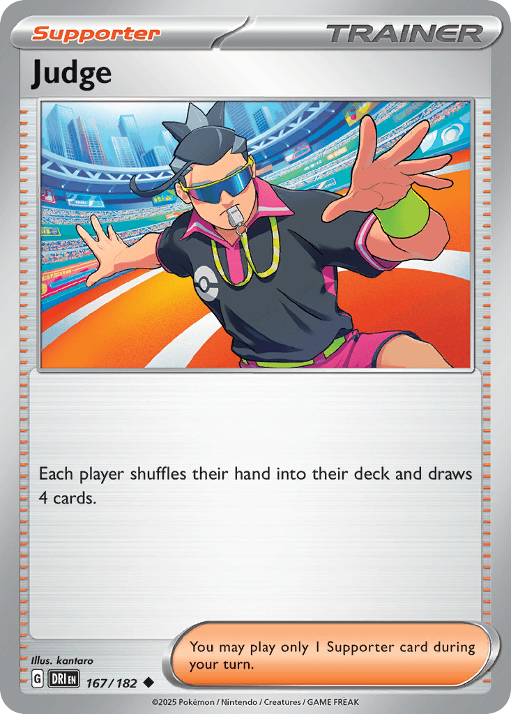 Judge, 167/182, Standard