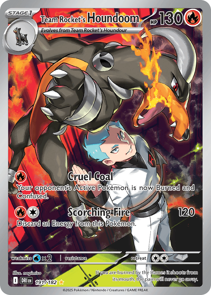 Team Rocket's Houndoom, 191/182, Standard
