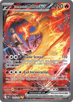 Team Rocket's Moltres ex, 229/182, Standard