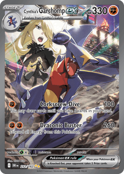 Cynthia's Garchomp ex, 232/182, Standard