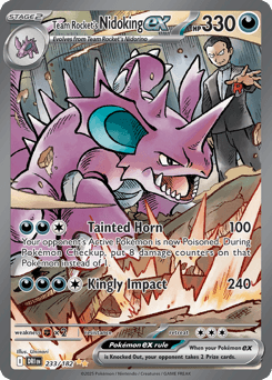 Team Rocket's Nidoking ex, 233/182, Standard