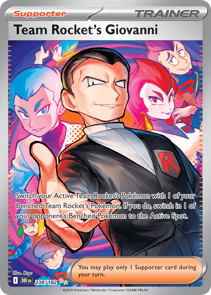 Team Rocket's Giovanni, 238/182, Standard