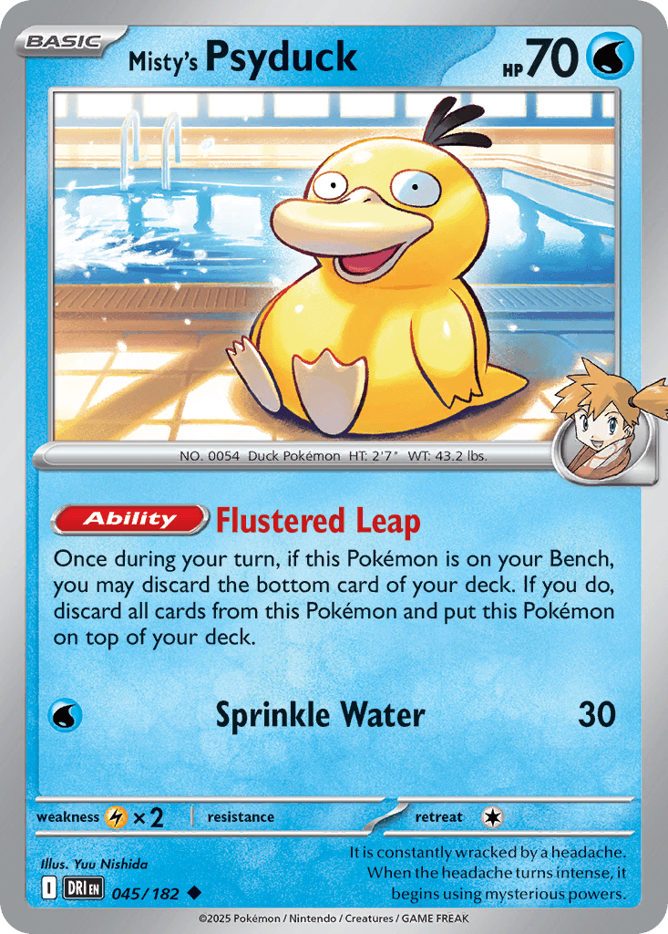 Misty's Psyduck, 45/182, Standard