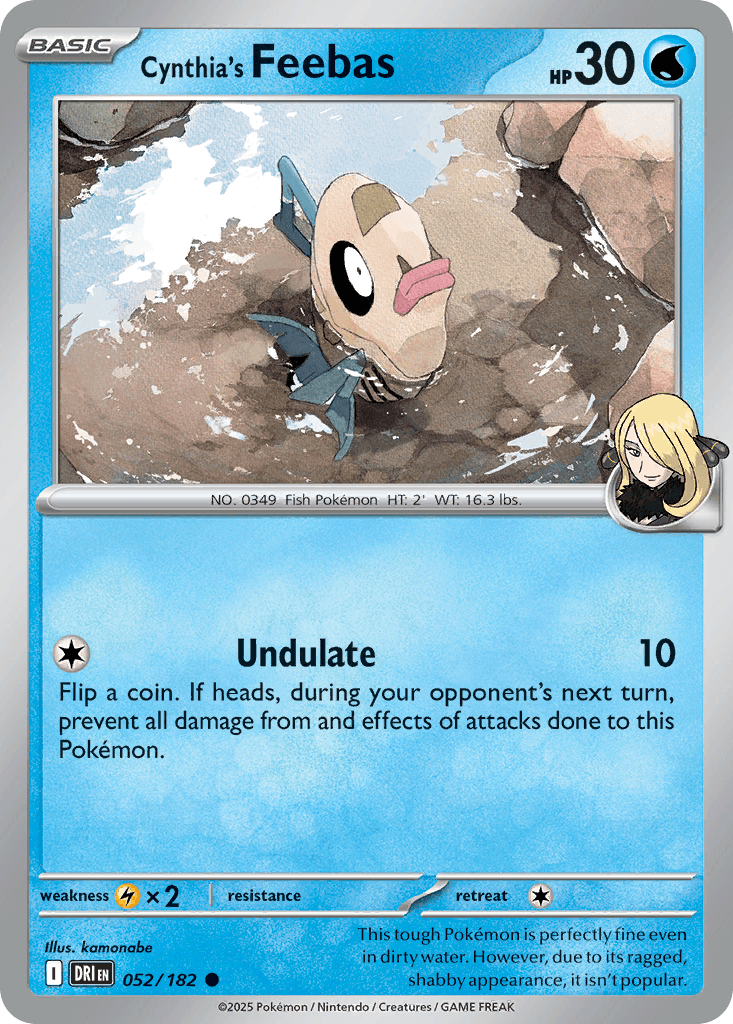 Cynthia's Feebas, 52/182, Standard