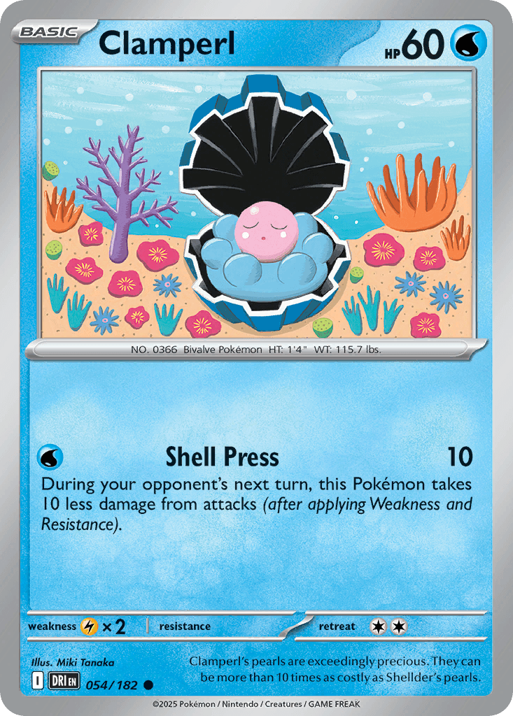 Clamperl, 54/182, Standard