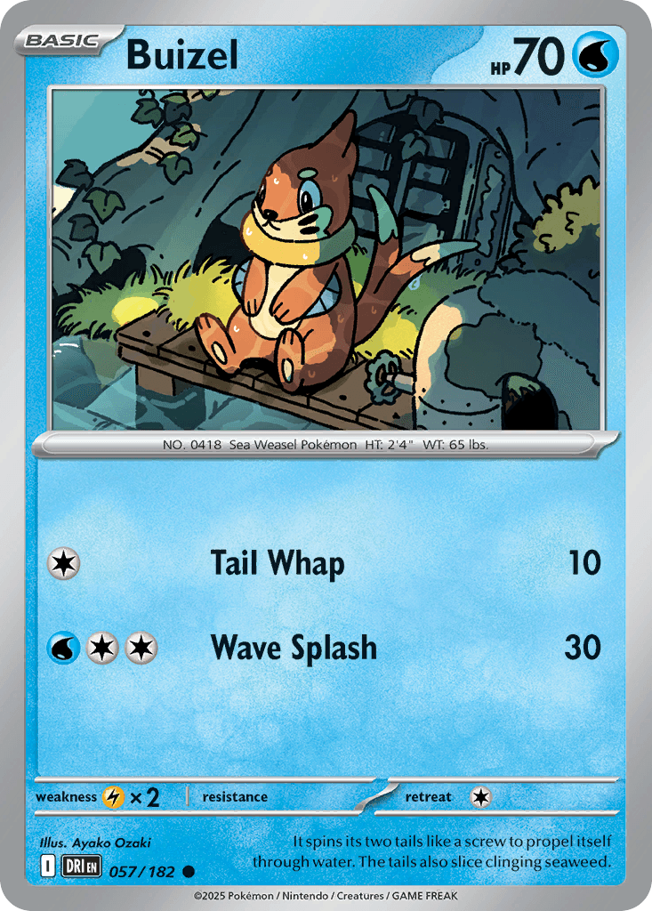 Buizel, 57/182, Standard