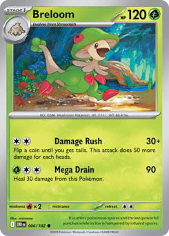Breloom, 6/182, Standard