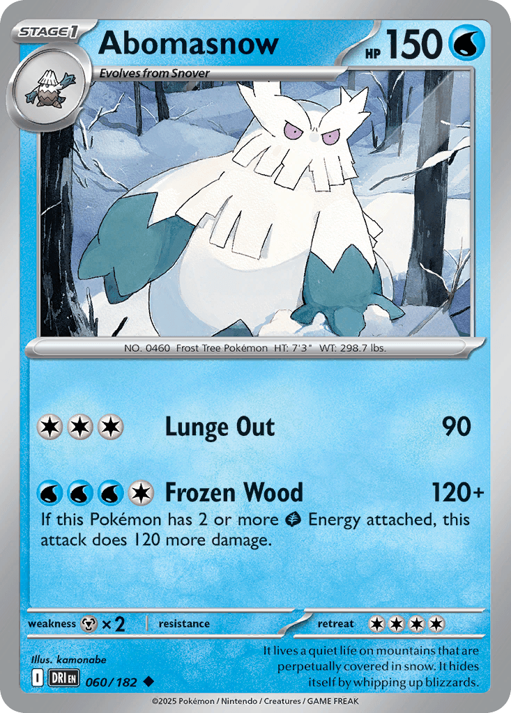 Abomasnow, 60/182, Standard