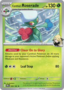 Cynthia's Roserade, 8/182, Standard