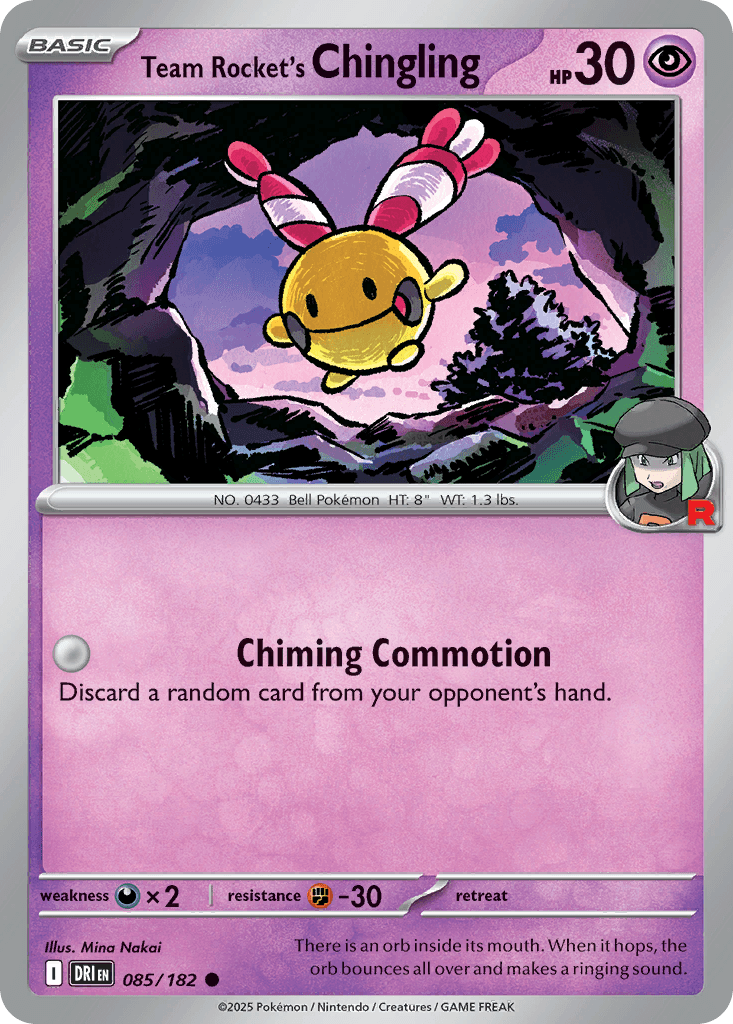 Team Rocket's Chingling, 85/182, Standard