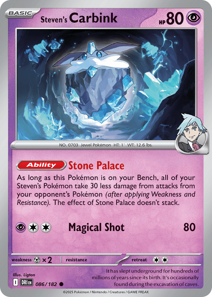 Steven's Carbink, 86/182, Standard
