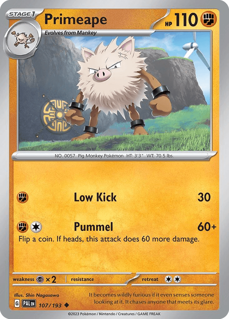 Primeape, 107/193, Standard