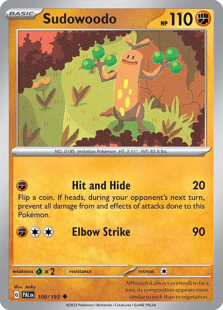 Sudowoodo, 109/193, Standard