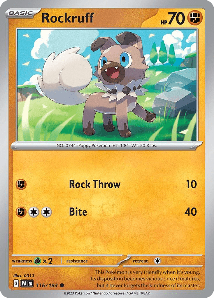 Rockruff, 116/193, Standard