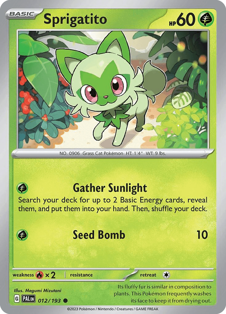 Sprigatito, 12/193, Standard