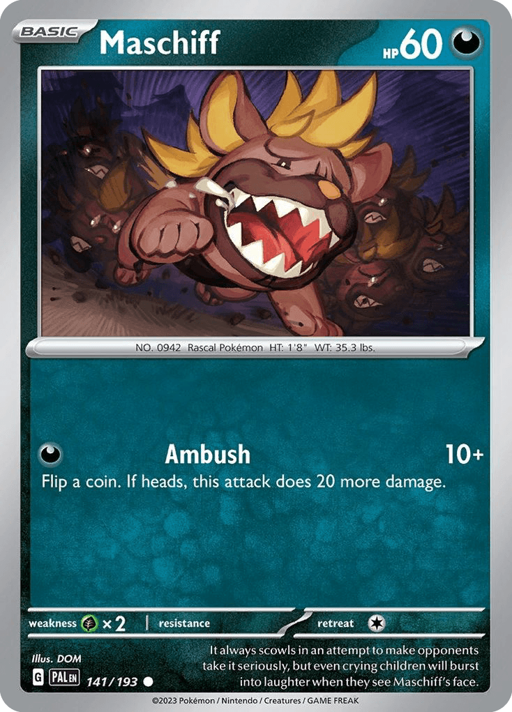 Maschiff, 141/193, Standard