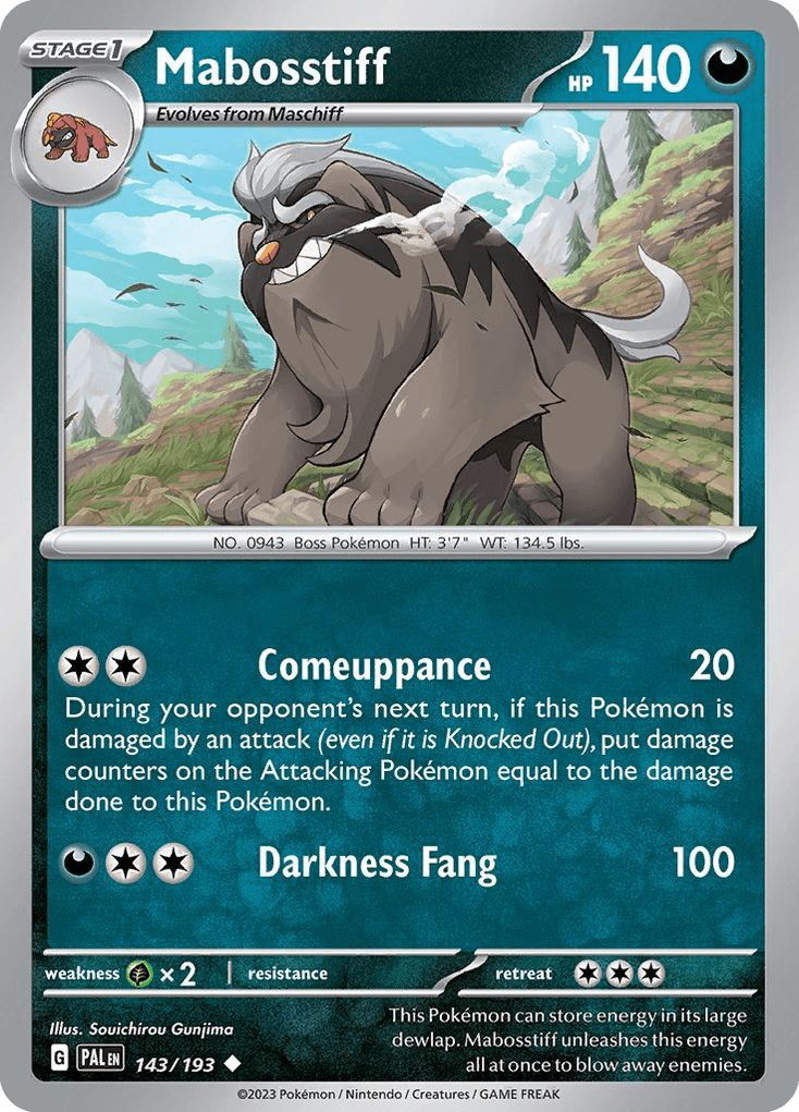 Mabosstiff, 143/193, Standard