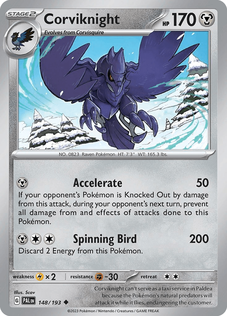 Corviknight, 148/193, Standard