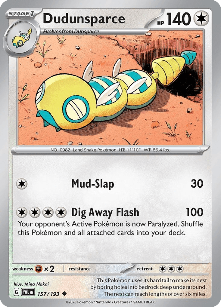 Dudunsparce, 157/193, Standard