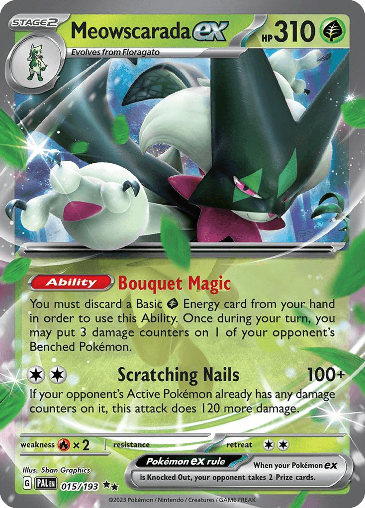 Meowscarada ex, 15/193, Standard