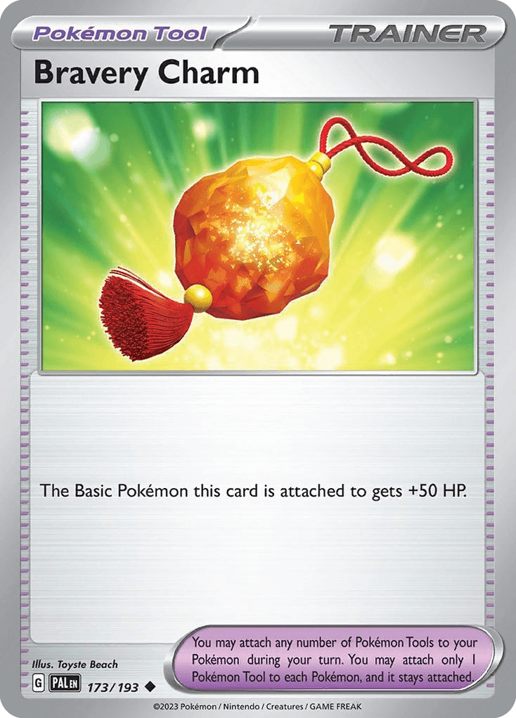 Bravery Charm, 173/193, Standard
