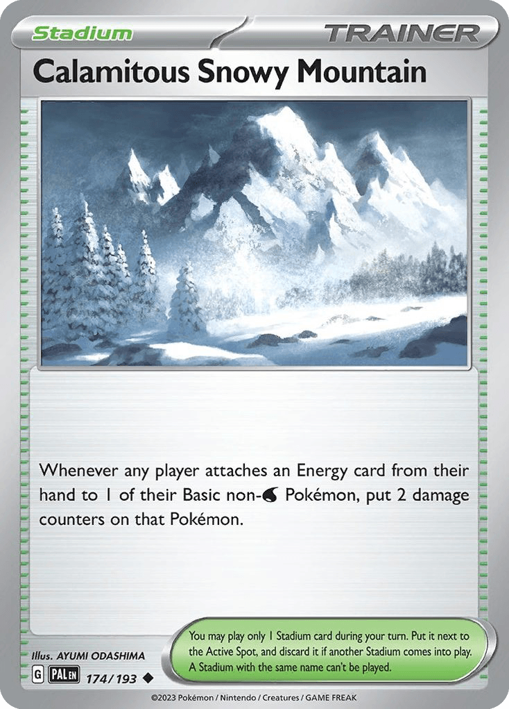 Calamitous Snowy Mountain, 174/193, Standard