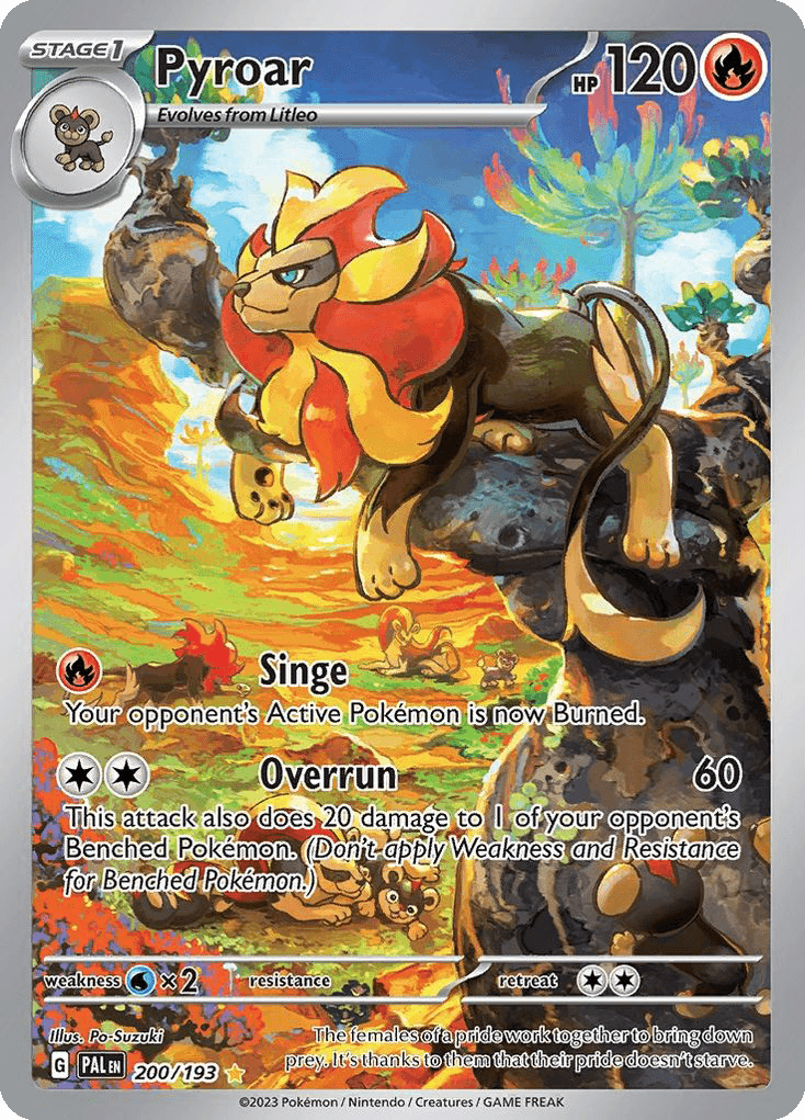 Pyroar, 200/193, Standard