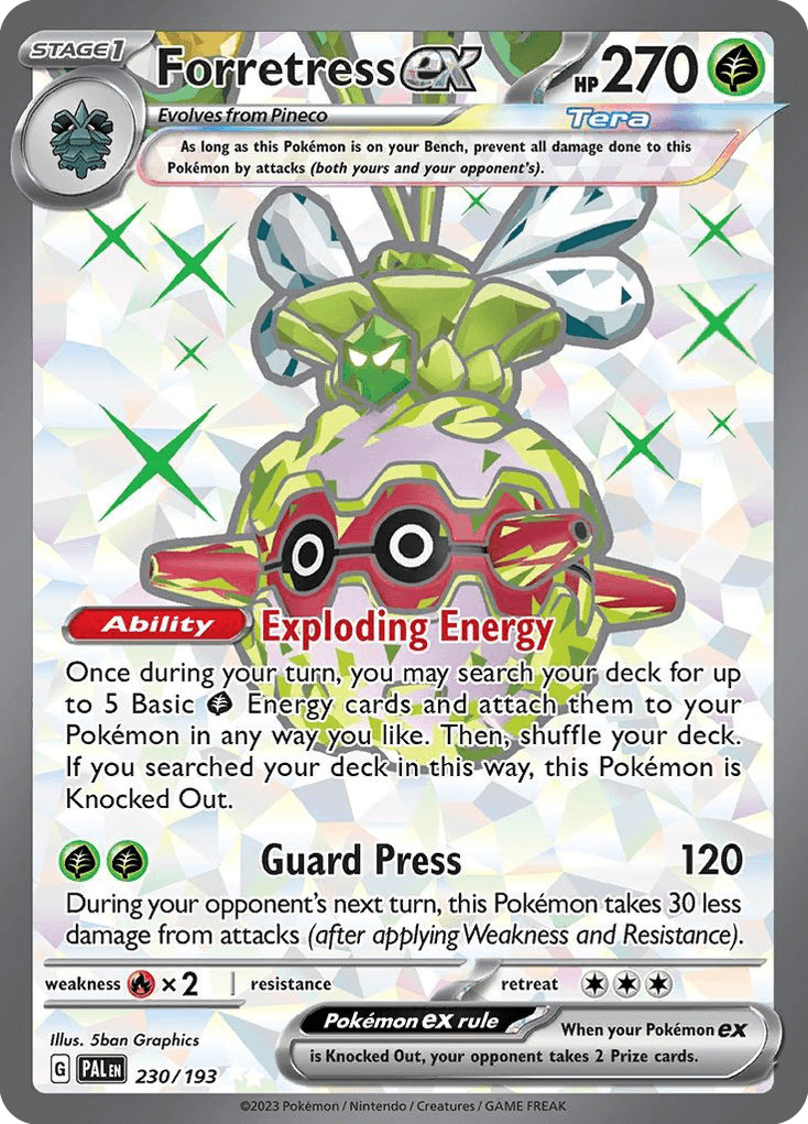 Forretress ex, 230/193, Standard