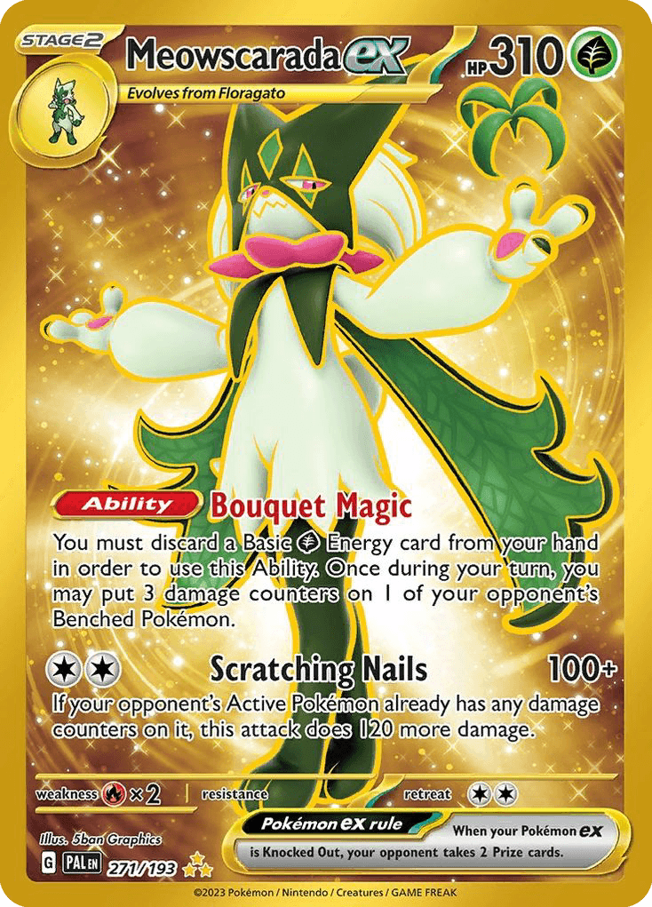 Meowscarada ex, 271/193, Standard