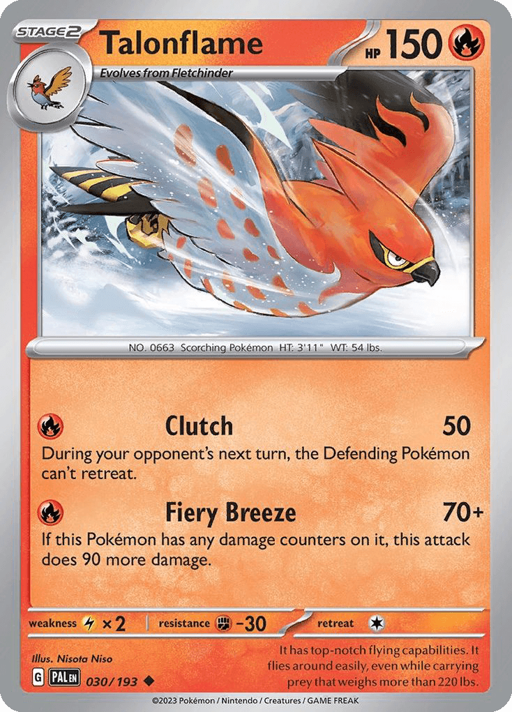 Talonflame, 30/193, Standard