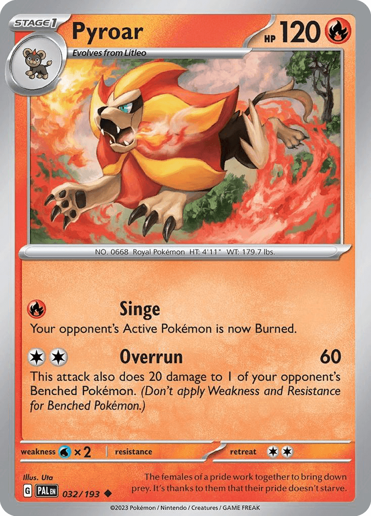 Pyroar, 32/193, Standard