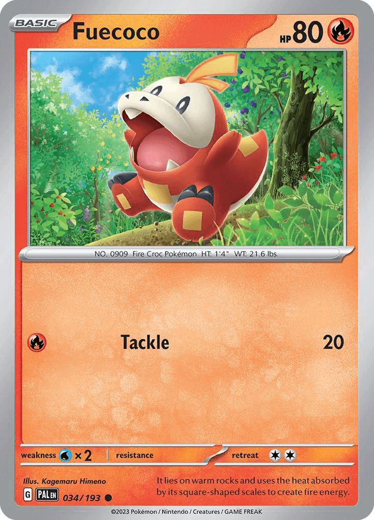 Fuecoco, 34/193, Standard