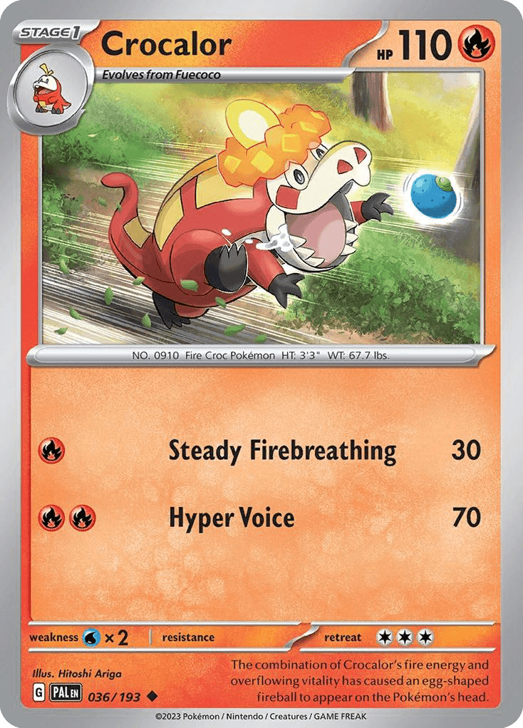 Crocalor, 36/193, Standard