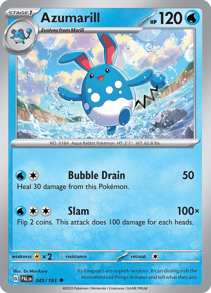 Azumarill, 45/193, Standard