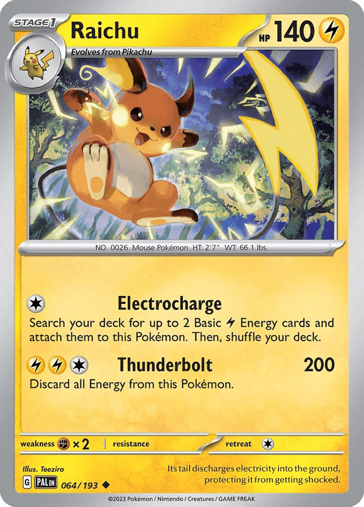 Raichu, 64/193, Standard