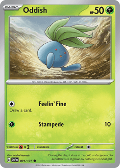 Oddish, 1/197, Standard