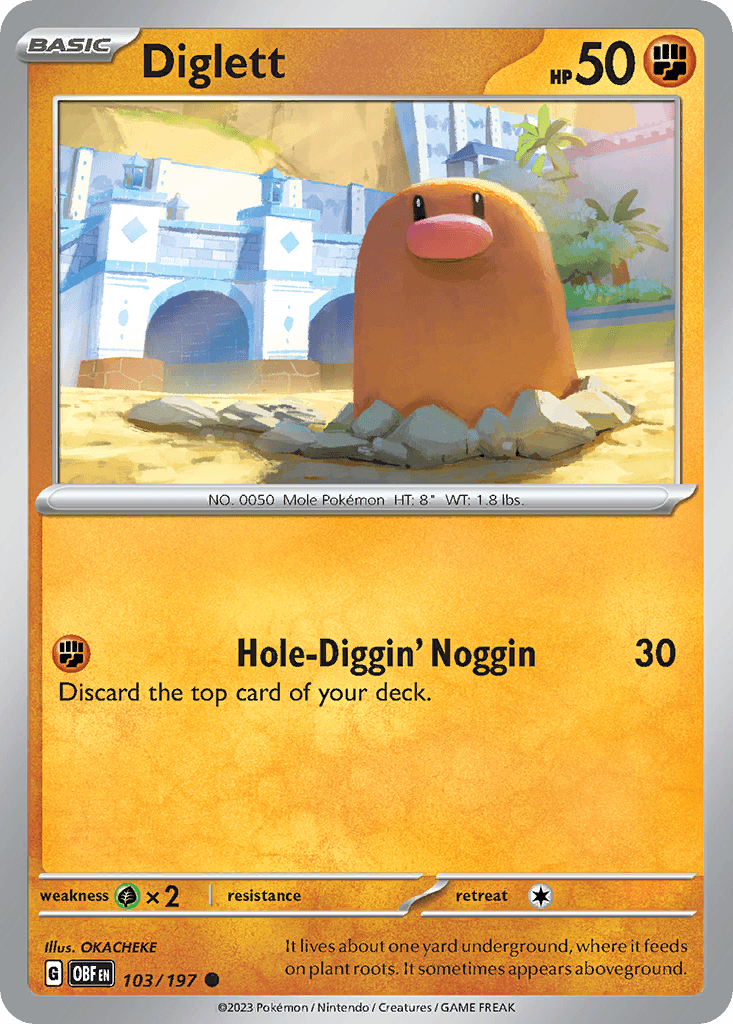 Diglett, 103/197, Standard
