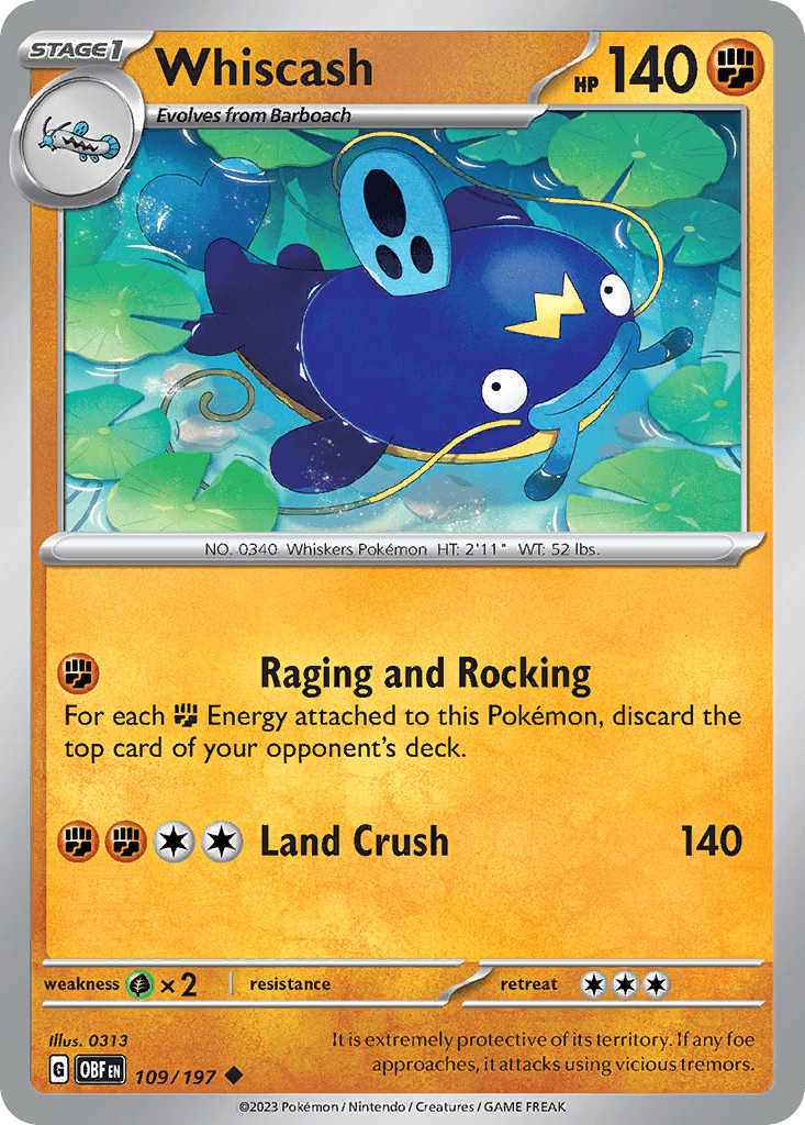 Whiscash, 109/197, Standard